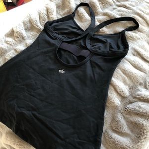 Alo black workout tank